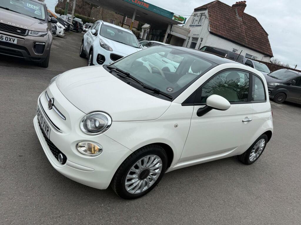 Fiat 500 Hatchback 1.2 Lounge Dualogic Euro 6 Ss 20 GF70XVR White #3