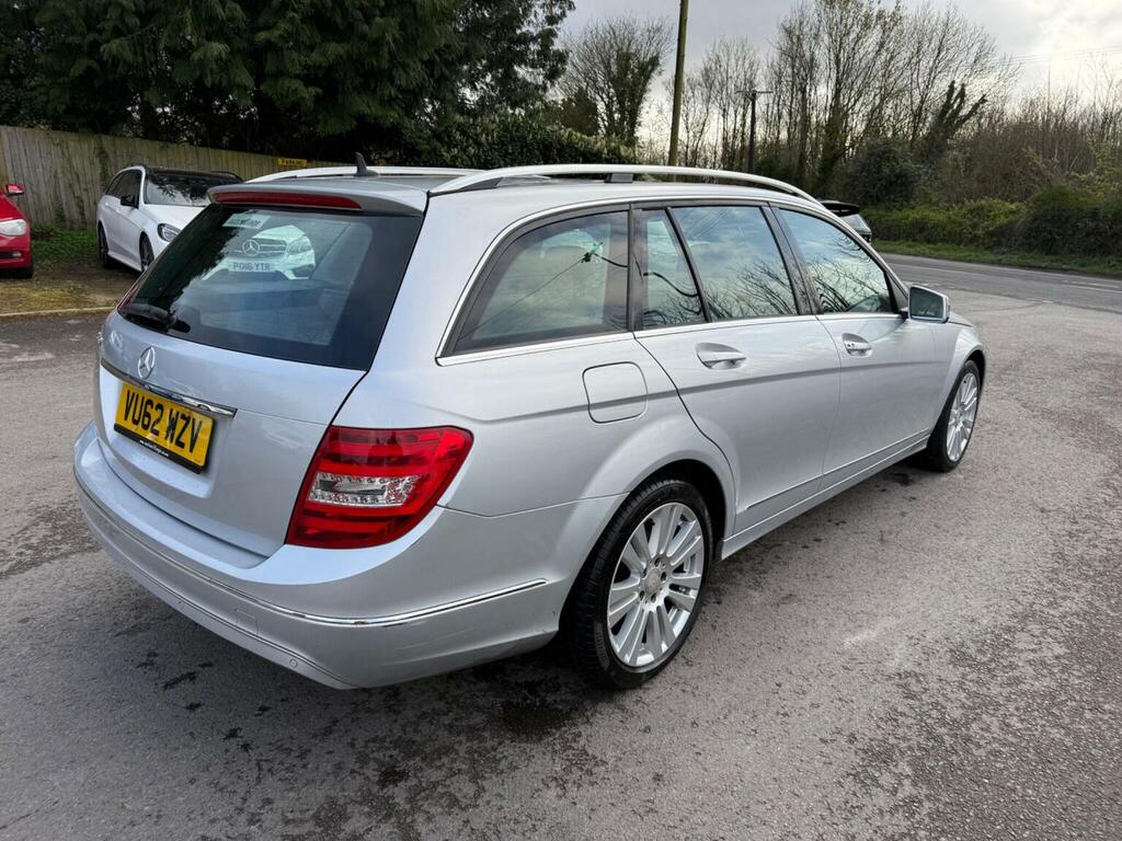 Mercedes-Benz C Class Estate 1.6 C180 Blueefficiency Executive Se G-tron VU62WZV Silver #6