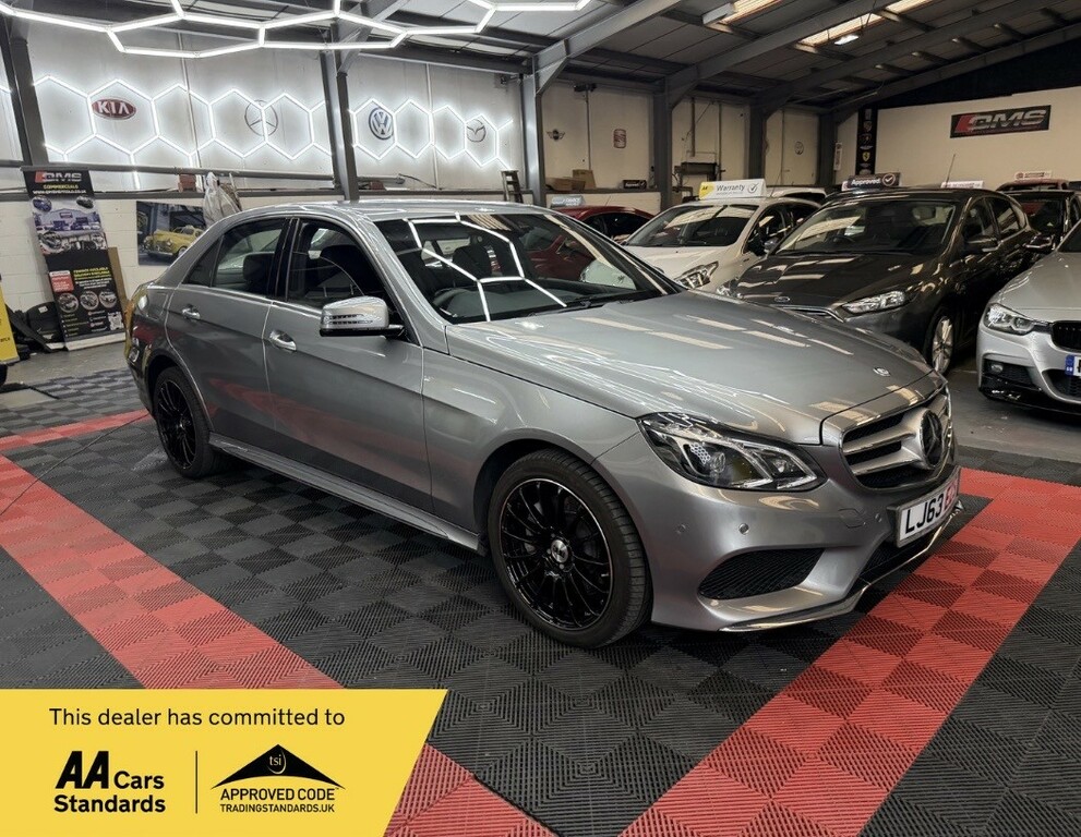 Mercedes-Benz E Class Saloon 3.0 E350 V6 Bluetec Amg Sport 201363 Silver