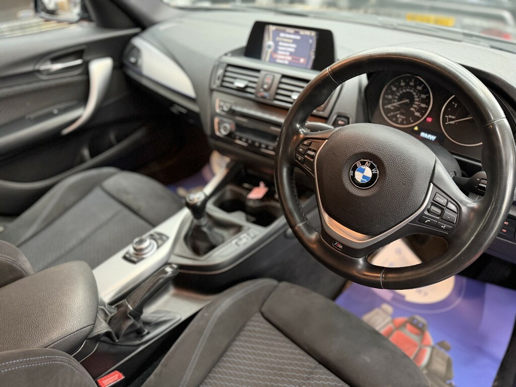 BMW 1 Series Hatchback 2.0 118D M Sport 5-Door 201363 YE63ZWF Grey #2