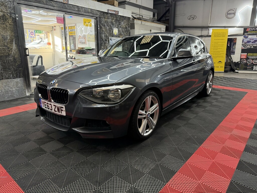 BMW 1 Series Hatchback 2.0 118D M Sport 5-Door 201363 YE63ZWF Grey #5