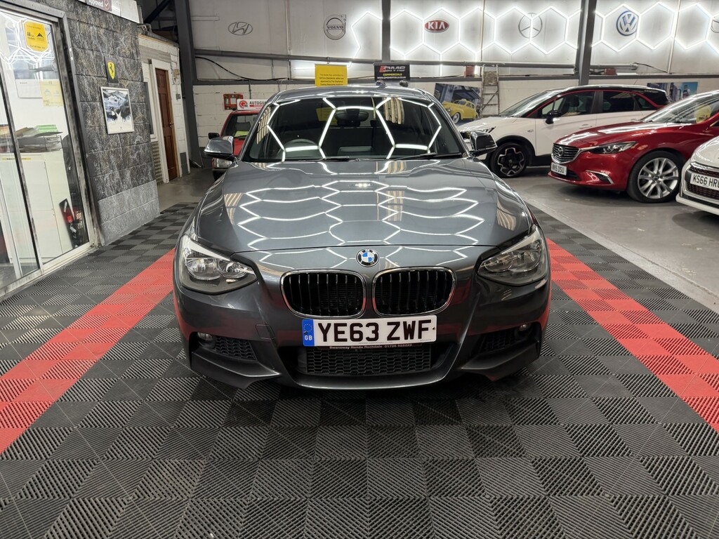 BMW 1 Series Hatchback 2.0 118D M Sport 5-Door 201363 YE63ZWF Grey #4