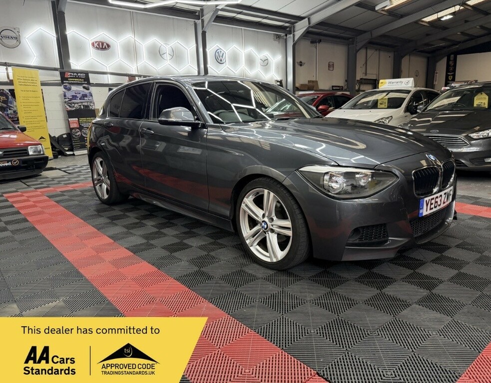 BMW 1 Series Hatchback 2.0 118D M Sport 5-Door 201363 YE63ZWF Grey
