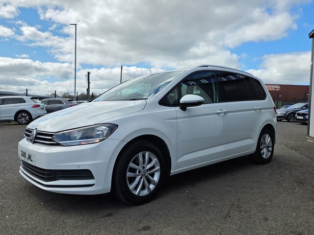 Volkswagen Touran 1.6 Tdi Se Family Mpv Euro 6 S White #4