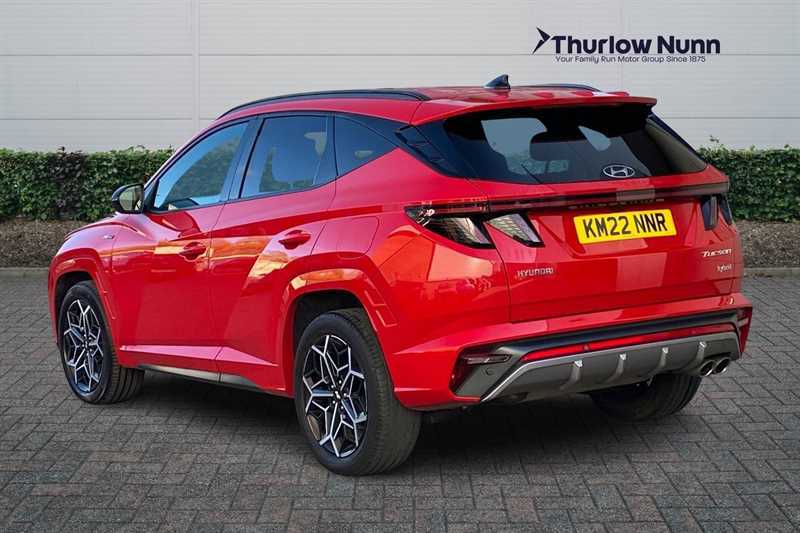 Hyundai Tucson 1.6 H T-gdi N Line Suv Hybrid Euro KM22NNR Red #5