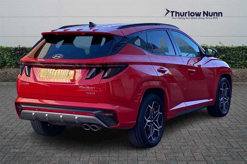 Hyundai Tucson 1.6 H T-gdi N Line Suv Hybrid Euro KM22NNR Red #3