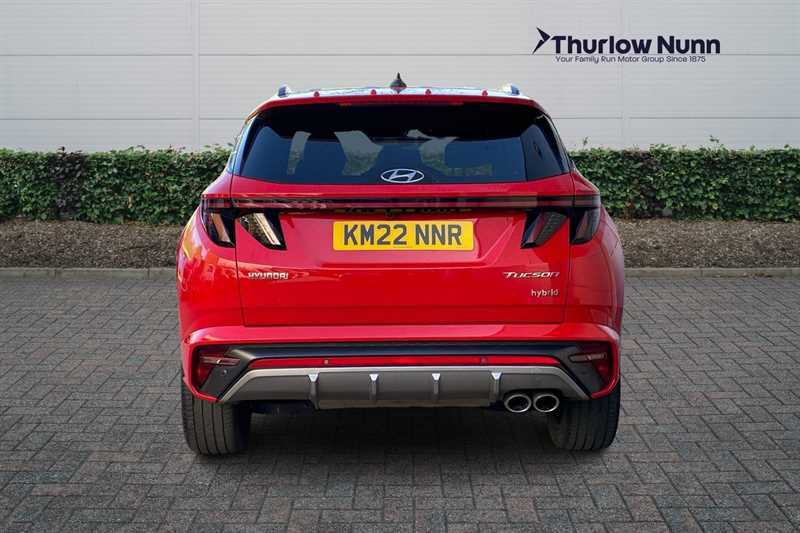 Hyundai Tucson 1.6 H T-gdi N Line Suv Hybrid Euro KM22NNR Red #4