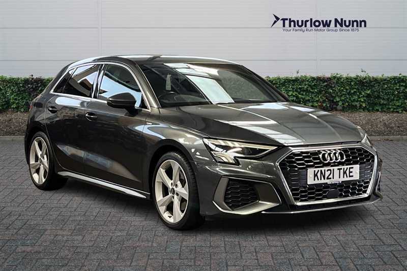 Audi A3 1.5 Tfsi 35 S Line Sportback S Tronic E Grey