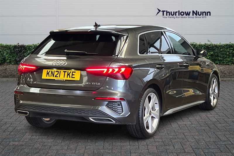 Audi A3 1.5 Tfsi 35 S Line Sportback S Tronic E KN21TKE Grey #3