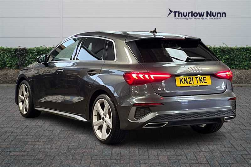 Audi A3 1.5 Tfsi 35 S Line Sportback S Tronic E KN21TKE Grey #5