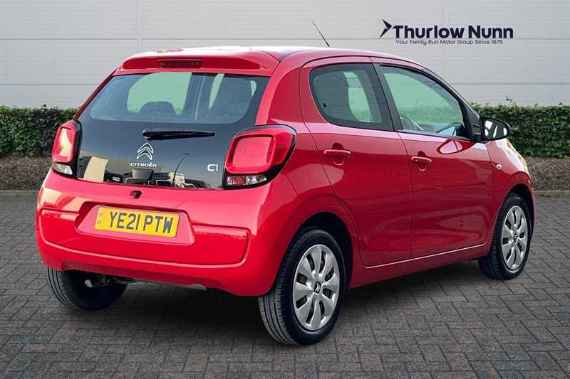 Citroen C1 1.0 Vti Sense Hatchback Euro 6 YE21PTW Red #3