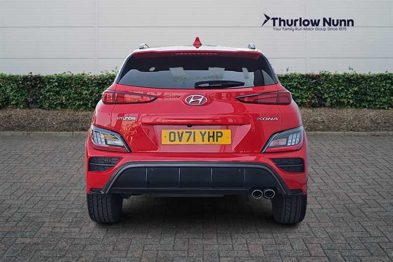 Hyundai Kona 1.0 T-gdi Mhev N Line Suv Hybrid OV71YHP Red #4