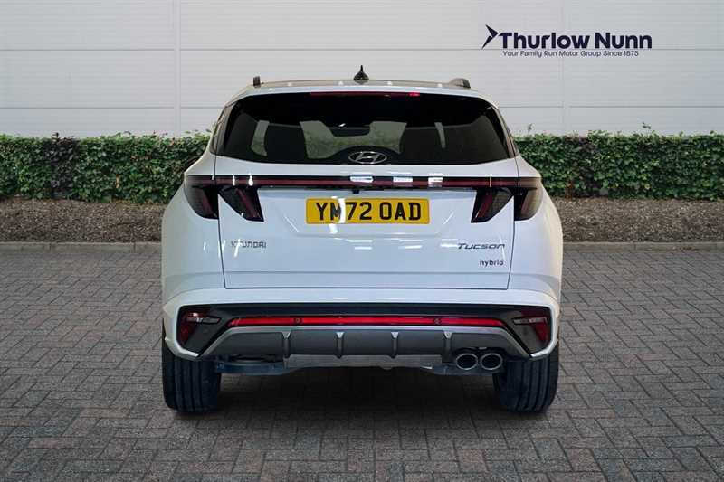 Hyundai Tucson 1.6 H T-gdi N Line S Suv Hybrid Eu YM72OAD White #4