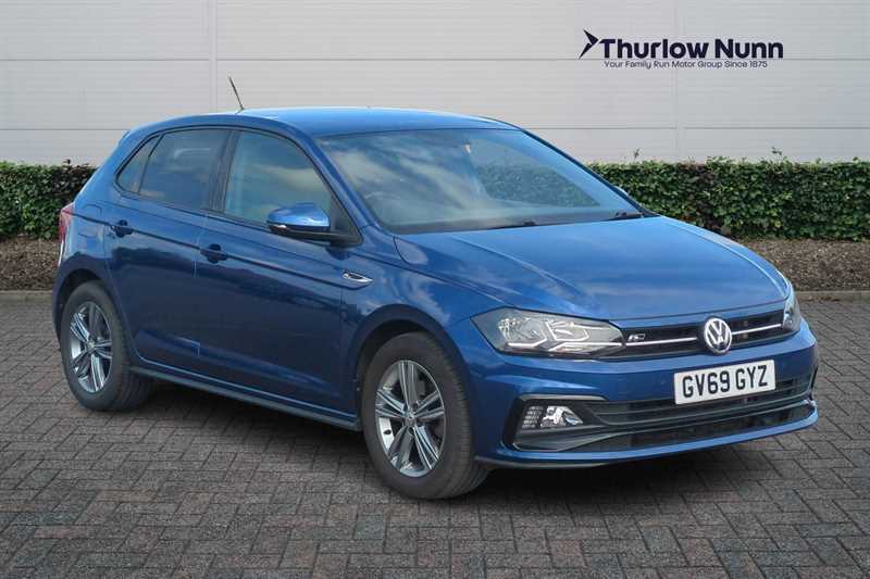 Volkswagen Polo 1.0 Tsi Gpf R-line Hatchback Dsg Euro 6 Blue