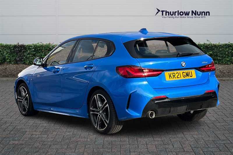 BMW 1 Series 1.5 116D M Sport Hatchback Dct Euro 6 KR21GMU Blue #5