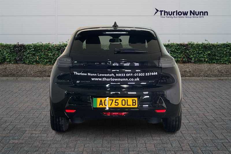 Peugeot e-208 50Kwh Gt Hatchback 7.4Kw Charge Black #6