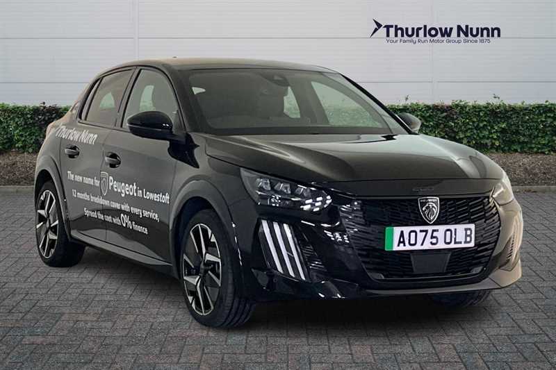 Peugeot e-208 50Kwh Gt Hatchback 7.4Kw Charge Black