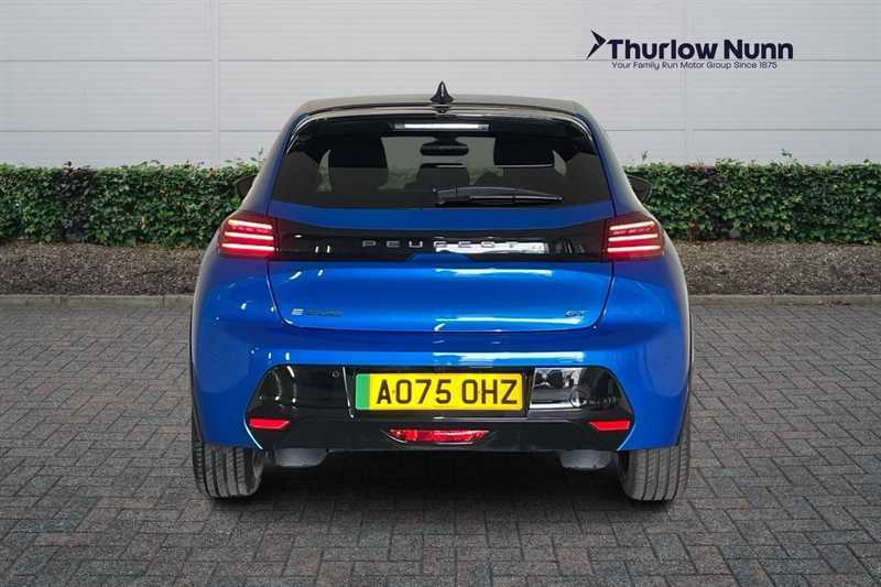 Peugeot e-208 51Kwh Gt Hatchback 7.4Kw Charge Blue #4