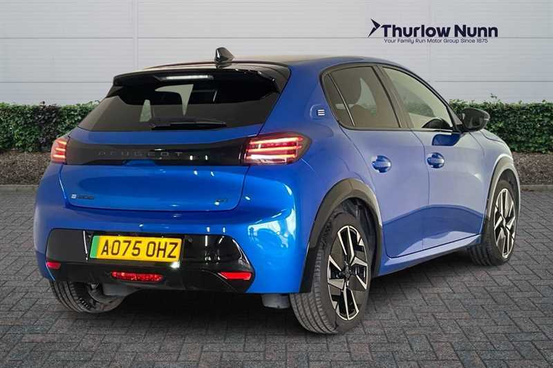 Peugeot e-208 51Kwh Gt Hatchback 7.4Kw Charge Blue #3