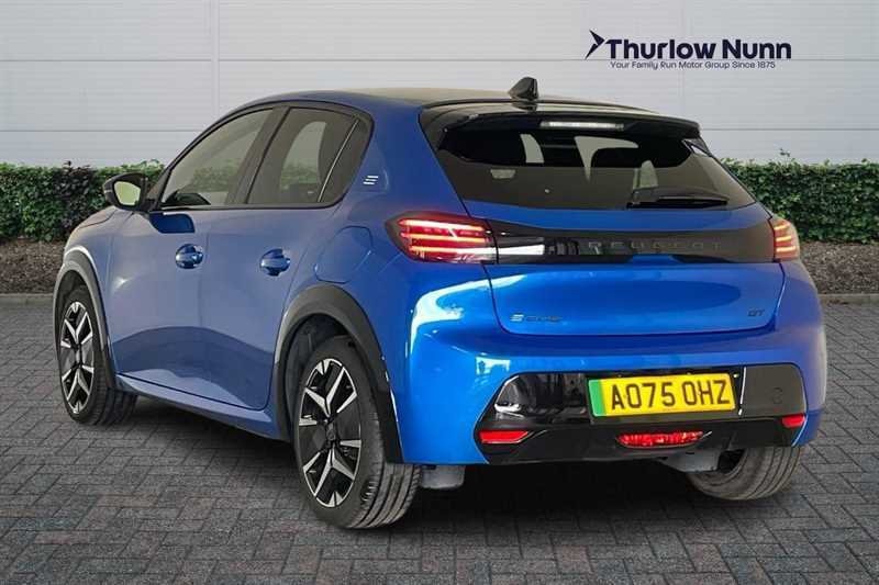 Peugeot e-208 51Kwh Gt Hatchback 7.4Kw Charge Blue #5