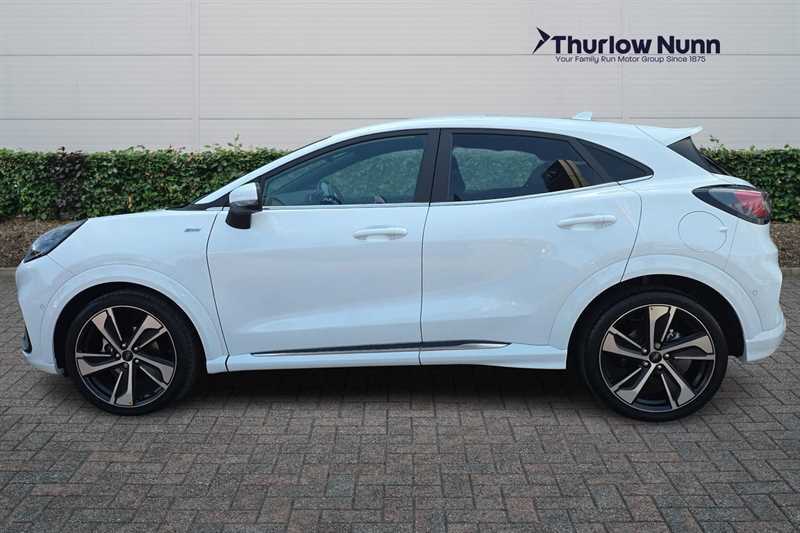 Ford Puma 1.0T Ecoboost Mhev St-line Vignale Suv GD73HLM White #6