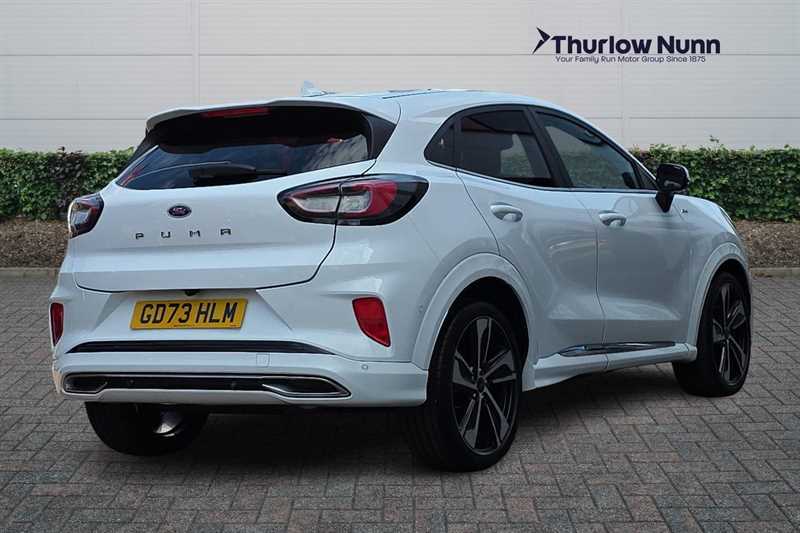 Ford Puma 1.0T Ecoboost Mhev St-line Vignale Suv GD73HLM White #3