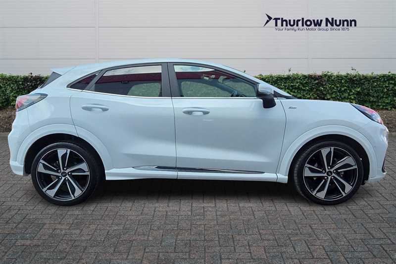 Ford Puma 1.0T Ecoboost Mhev St-line Vignale Suv GD73HLM White #2