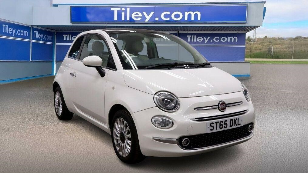 Fiat 500 1.2 Lounge Euro 6 Ss White