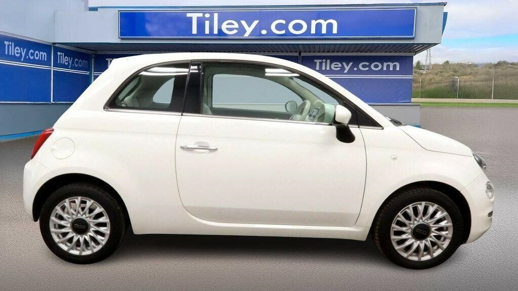 Fiat 500 1.2 Lounge Euro 6 Ss ST65DKL White #4
