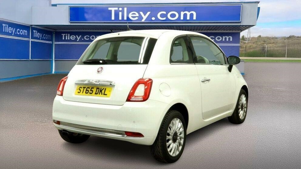 Fiat 500 1.2 Lounge Euro 6 Ss ST65DKL White #6