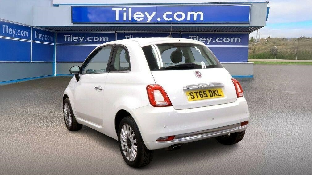 Fiat 500 1.2 Lounge Euro 6 Ss ST65DKL White #5