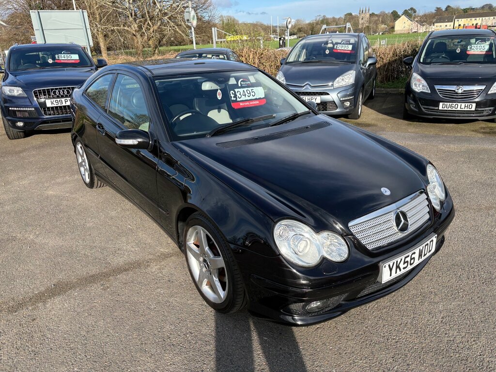 Mercedes-Benz C Class 1.8 C180 Kompressor Evolution S Coupe A Black #4