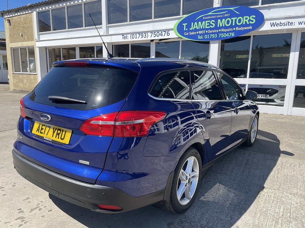 Ford Focus T Ecoboost Titanium U422 Ulez AE17YRU Blue #6