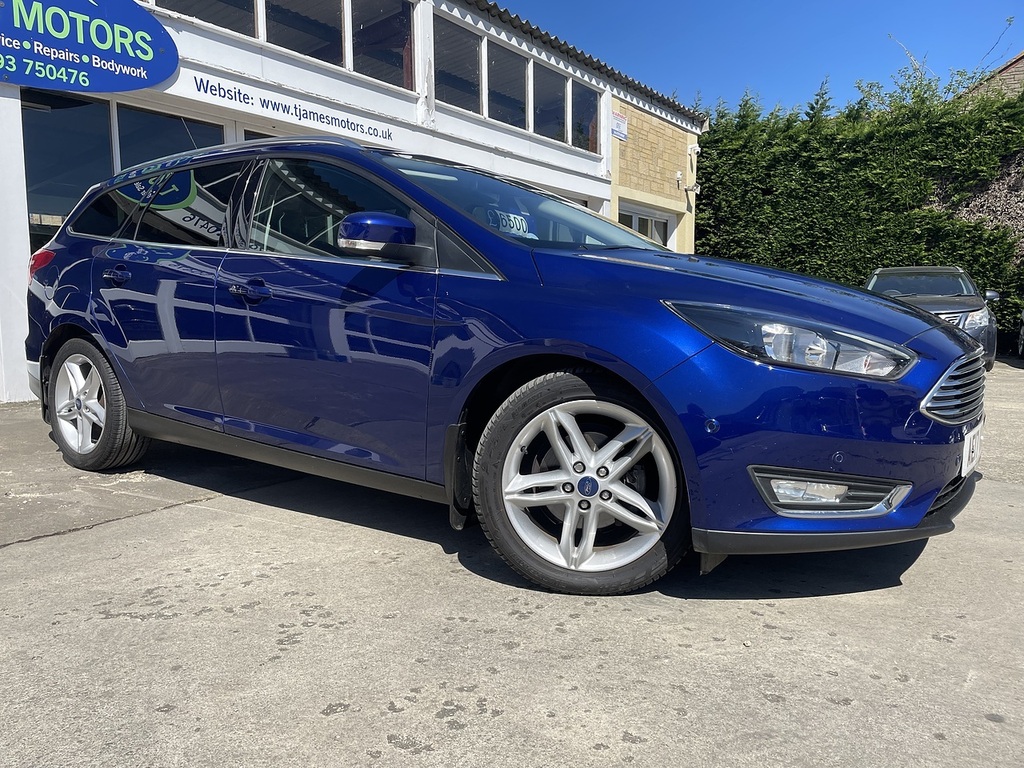 Ford Focus T Ecoboost Titanium U422 Ulez AE17YRU Blue #4