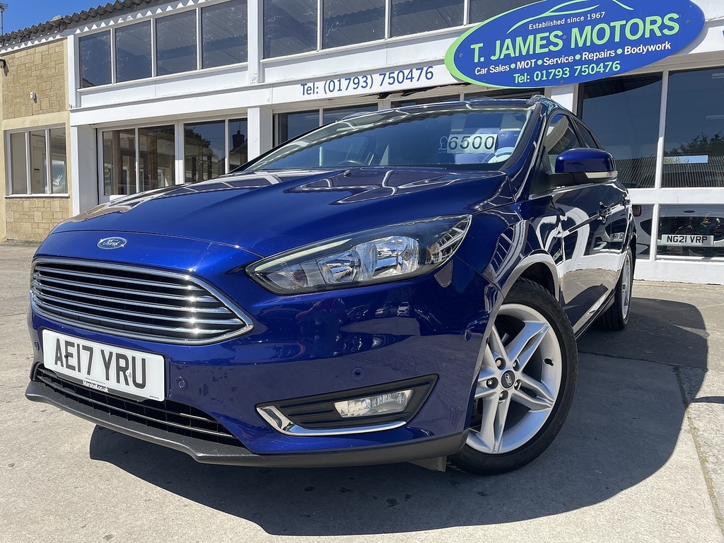 Ford Focus T Ecoboost Titanium U422 Ulez AE17YRU Blue #5
