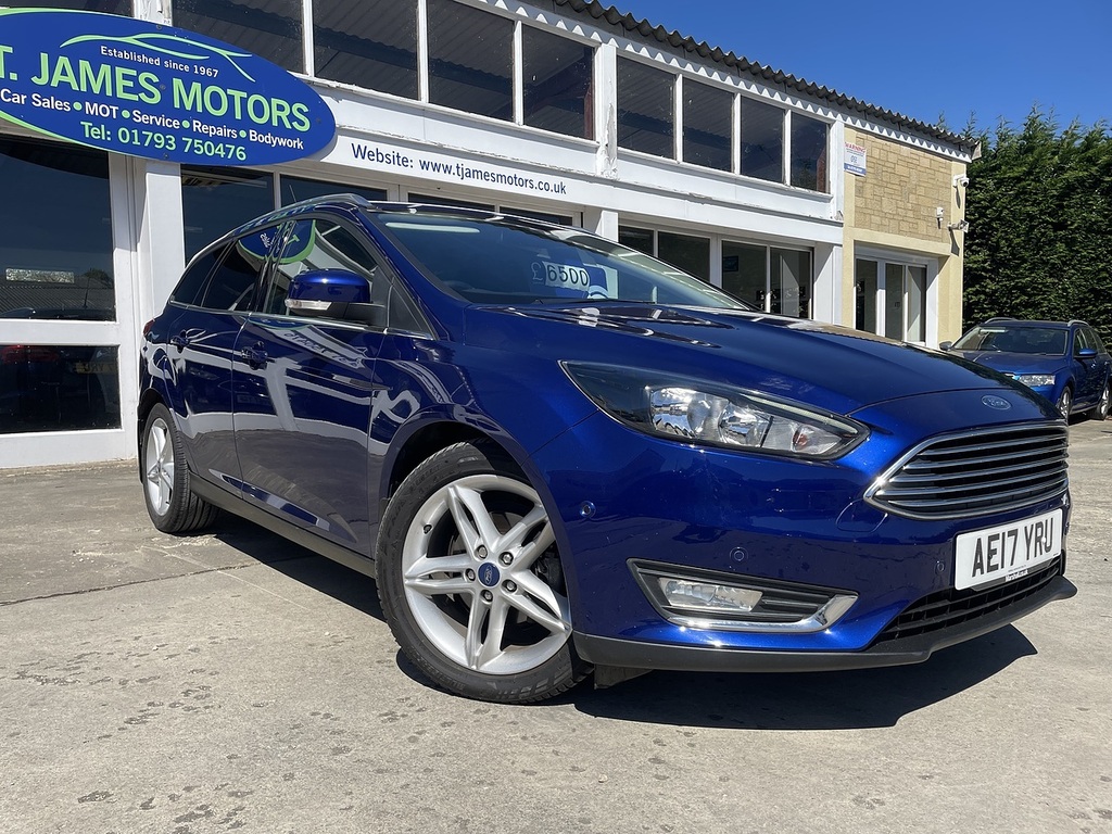 Ford Focus T Ecoboost Titanium U422 Ulez Blue