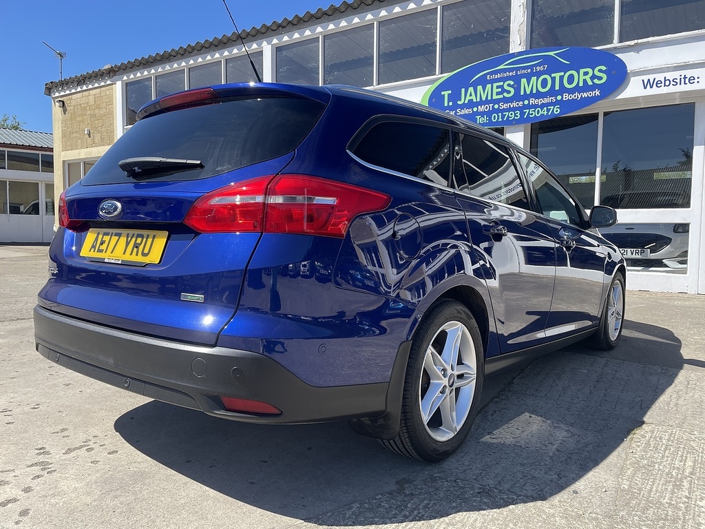 Ford Focus T Ecoboost Titanium U422 Ulez AE17YRU Blue #2