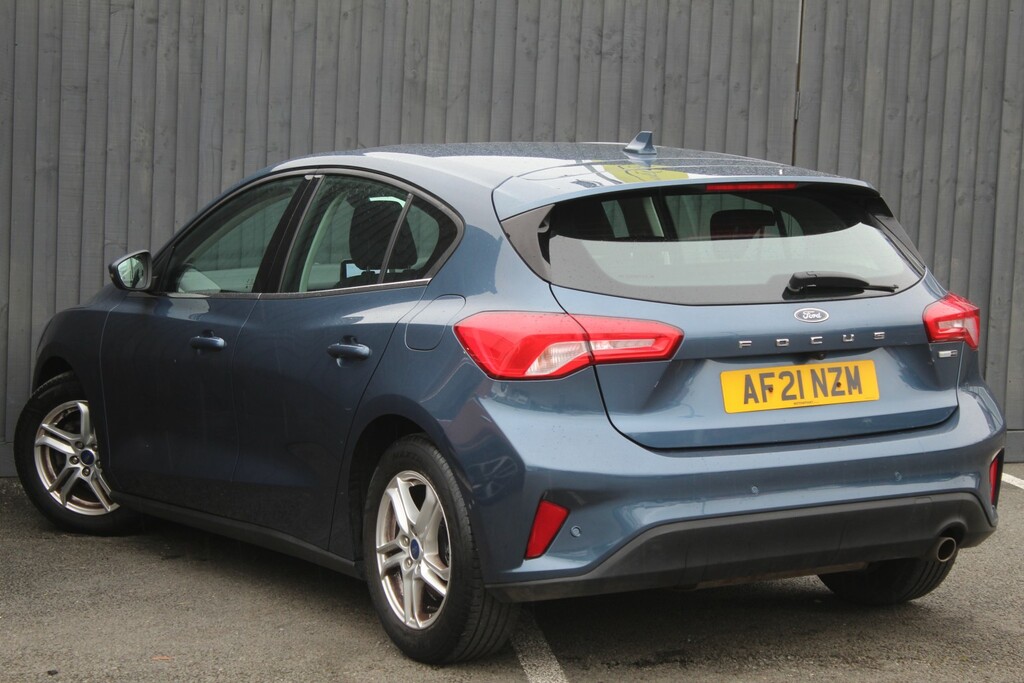 Ford Focus Hatchback 1.0 Focus Zetec 1.0L Ecoboost Hyb AF21NZM Blue #2