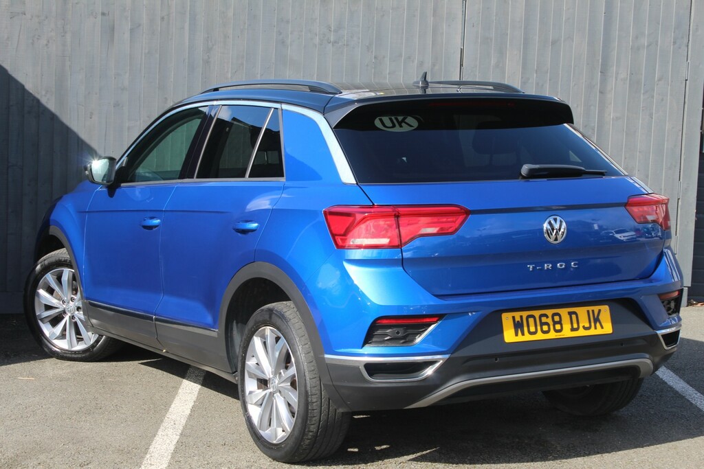 Volkswagen T-Roc Suv 1.0 Tsi Design 2018 WO68DJK Blue #2