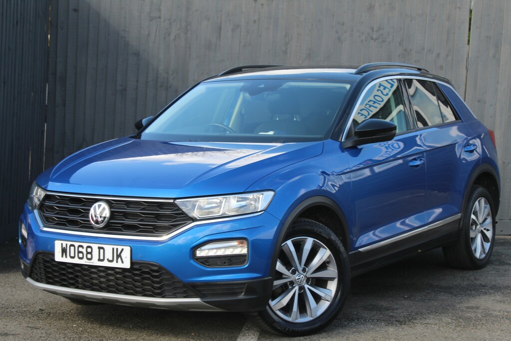 Volkswagen T-Roc Suv 1.0 Tsi Design 2018 WO68DJK Blue #4