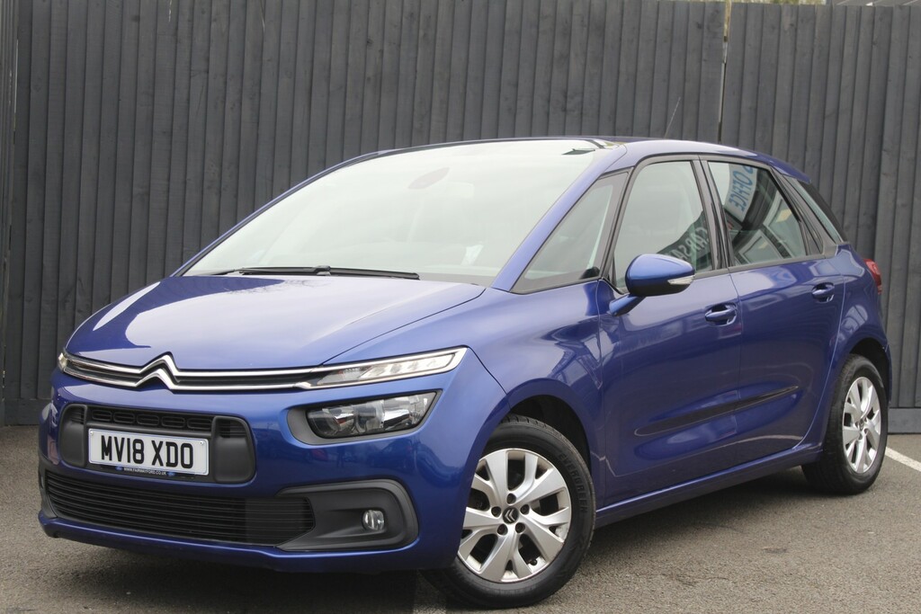 Citroen C4 SpaceTourer Mpv 1.2 Puretech Touch Edition 2018 Blue #4