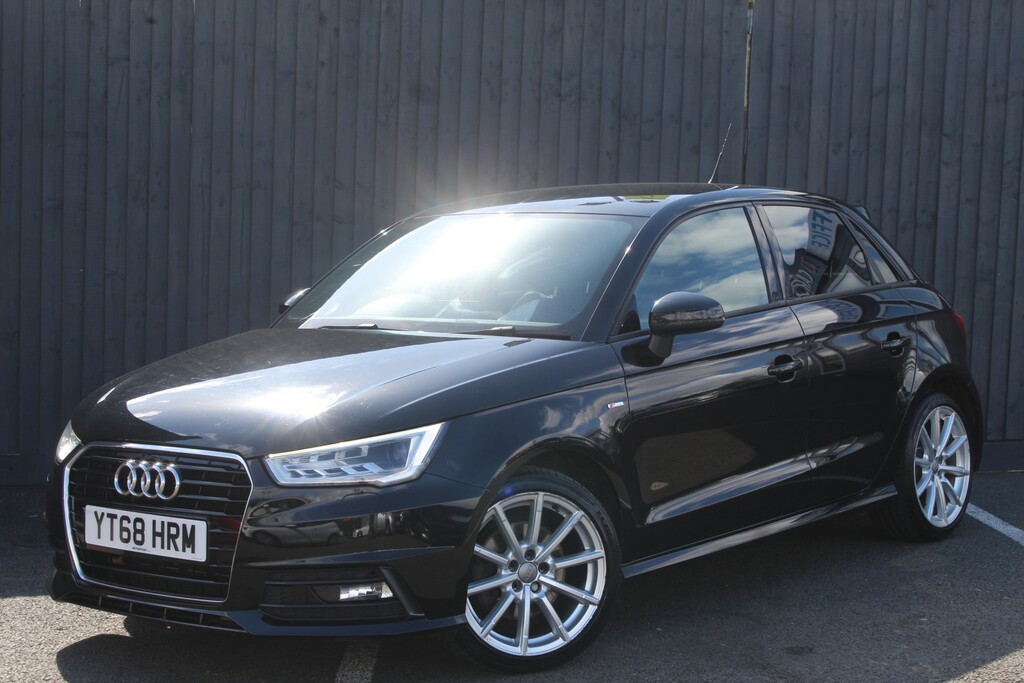 Audi A1 Hatchback 1.4 Tfsi S Line 2018 YT68HRM Black #4