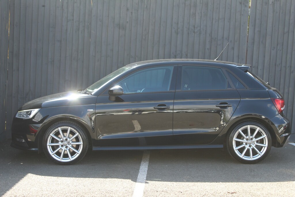 Audi A1 Hatchback 1.4 Tfsi S Line 2018 YT68HRM Black #3