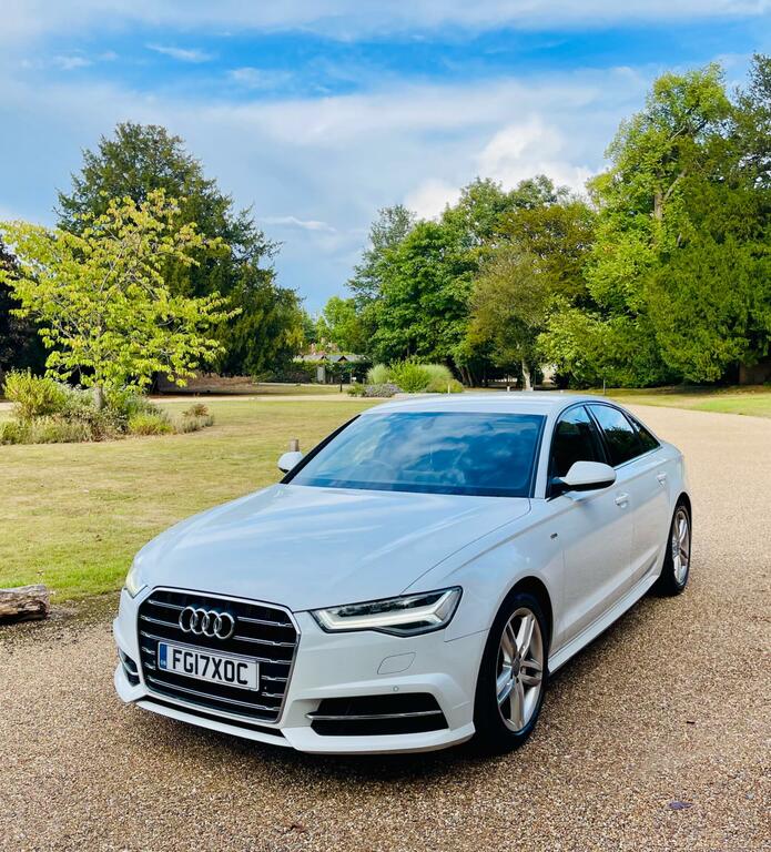 Audi A6 Saloon 2.0 Tdi Ultra S Line S Tronic Euro 6 Ss White