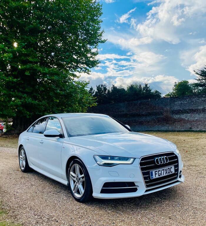 Audi A6 Saloon 2.0 Tdi Ultra S Line S Tronic Euro 6 Ss FG17XOC White #2