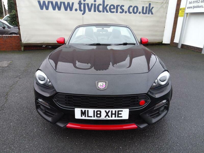Abarth 124 Spider 1.4 Multiair Euro 6 ML18XHE Black #2