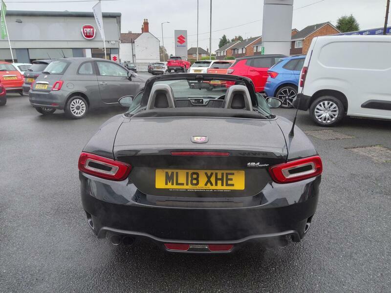 Abarth 124 Spider 1.4 Multiair Euro 6 ML18XHE Black #6