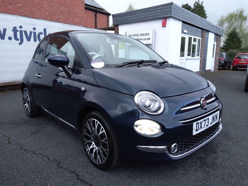 Fiat 500 1.0 Mhev Top Hatchback Euro 6 S Blue