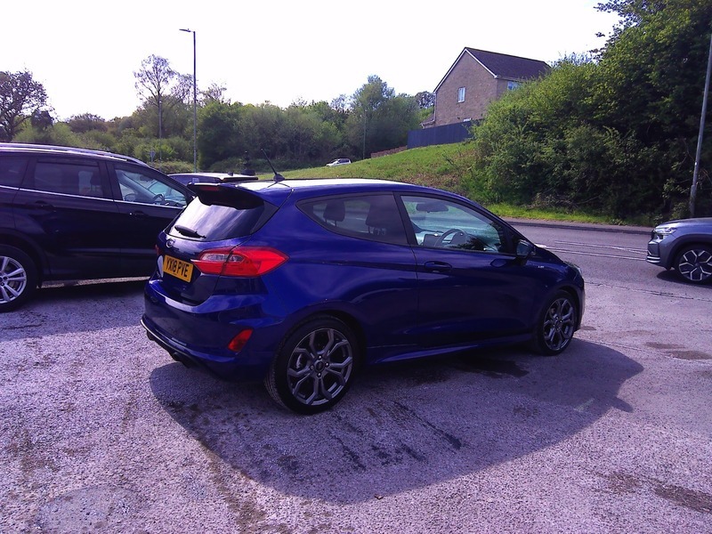 Ford Fiesta St-line YX18PVE Blue #6