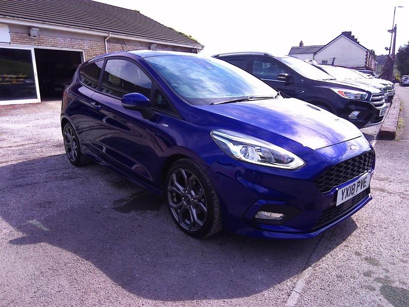 Ford Fiesta St-line YX18PVE Blue #3